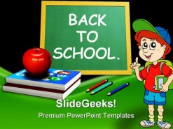 Back To School03 Education PowerPoint Template 0810